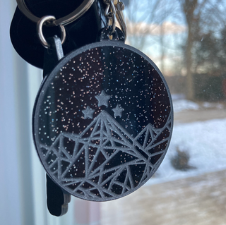 Mountain Keychain