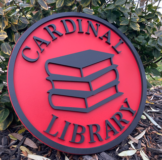Custom Library Sign