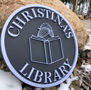 Custom Library Sign