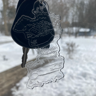 Fantasy Seasons Map Keychain